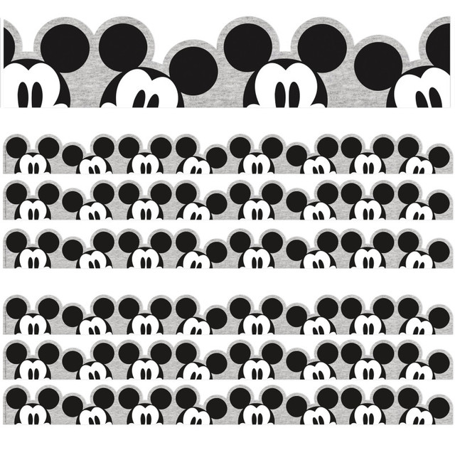 EUREKA Eureka® Mickey Mouse® Throwback Peeking Mickeys Extra Wide Deco Trim®, 37 Feet Per Pack, 3 Packs