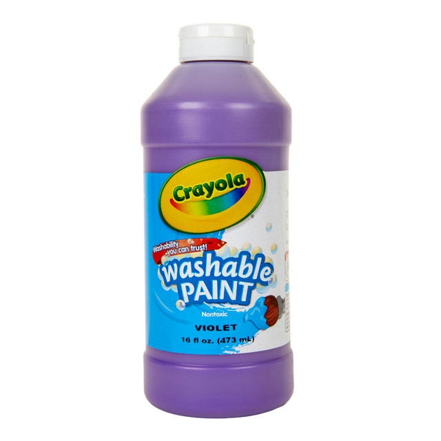 CRAYOLA LLC Crayola® Washable Paint, Violet, 16 oz.