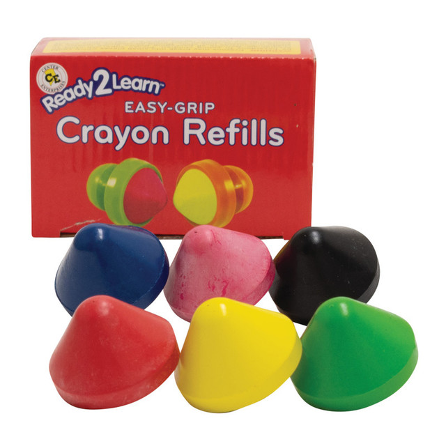 LEARNING ADVANTAGE READY 2 LEARN™ Easy Grip Crayons - Refills - Set of 6