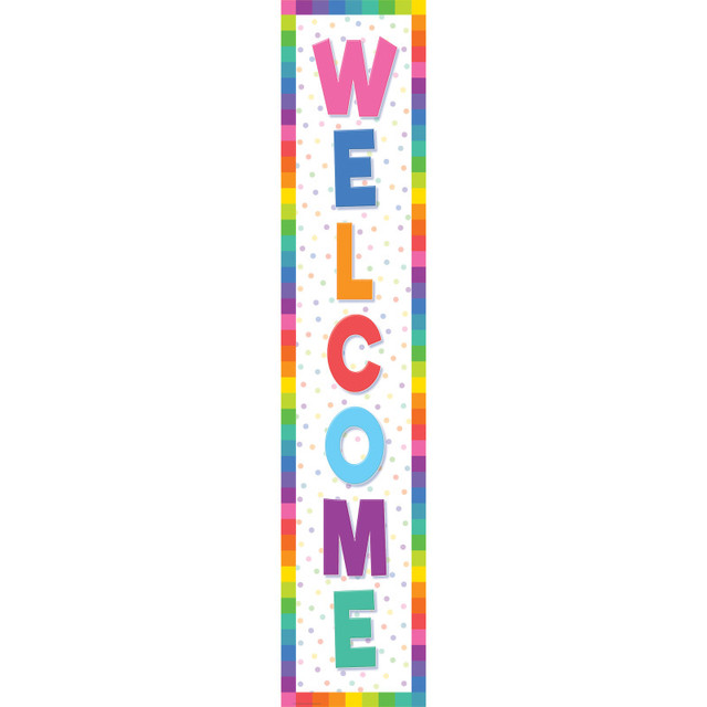 TEACHER CREATED RESOURCES Teacher Created Resources® Colorful Welcome Banner, 8" x 39"