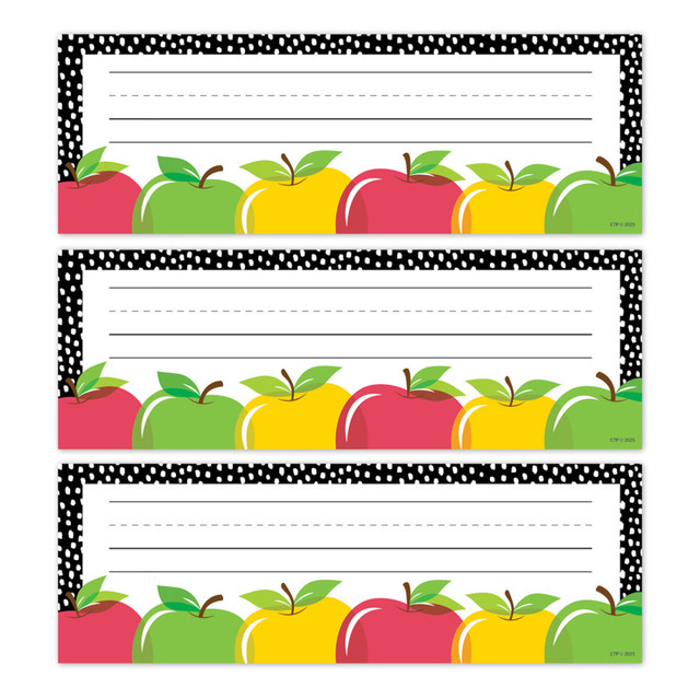 CREATIVE TEACHING PRESS Creative Teaching Press® Apple Time Name Plates, 36 Per Pack, 3 Packs