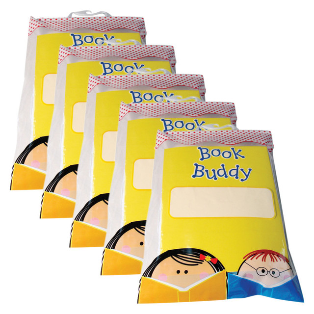 CREATIVE TEACHING PRESS Creative Teaching Press® Book Buddy Bags, 11" x 16", Pack of 5