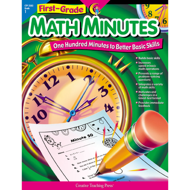 CREATIVE TEACHING PRESS Creative Teaching Press® First-Grade Math Minutes Book