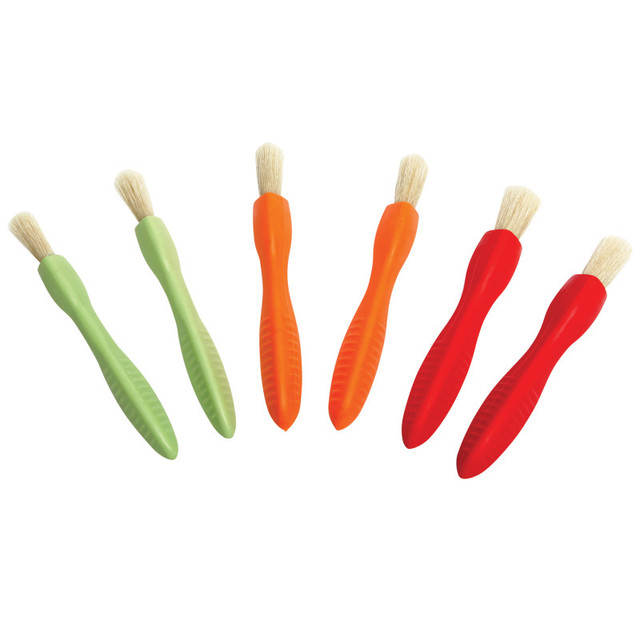 LEARNING ADVANTAGE READY 2 LEARN™ Triangle Grip Paint Brushes - 3 Sizes - Set of 6