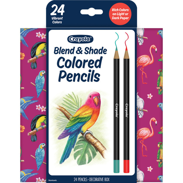 CRAYOLA LLC Crayola® Blend & Shade Colored Pencils, Pack of 24