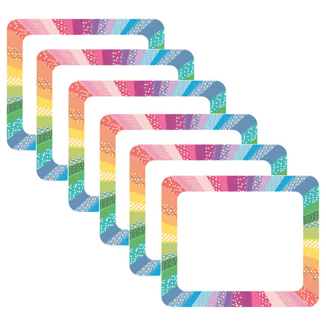 CARSON DELLOSA EDUCATION Carson Dellosa Education Crafty and Cool Name Tags, 40 Per Pack, 6 Packs