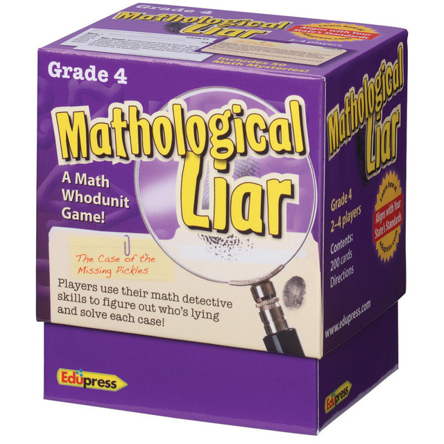 TEACHER CREATED RESOURCES Edupress™ Mathological Liar, Grade 4