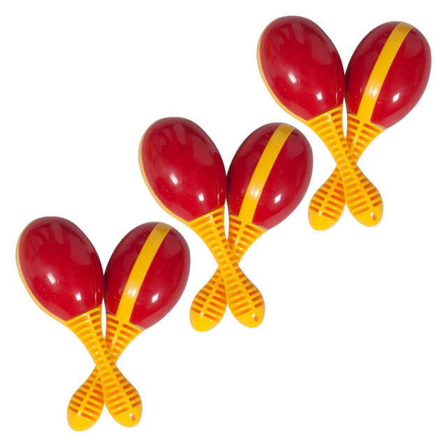 WESTCO EDUCATIONAL PRODUCTS Westco Educational Products Mini Maracas, 2 Per Pack, 3 Packs
