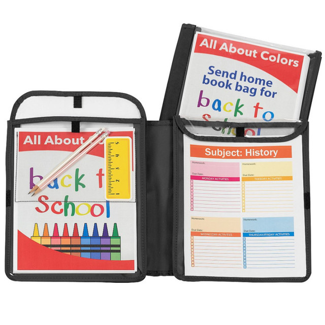 C-LINE PRODUCTS INC C-Line® Homework Connector Folder, Black