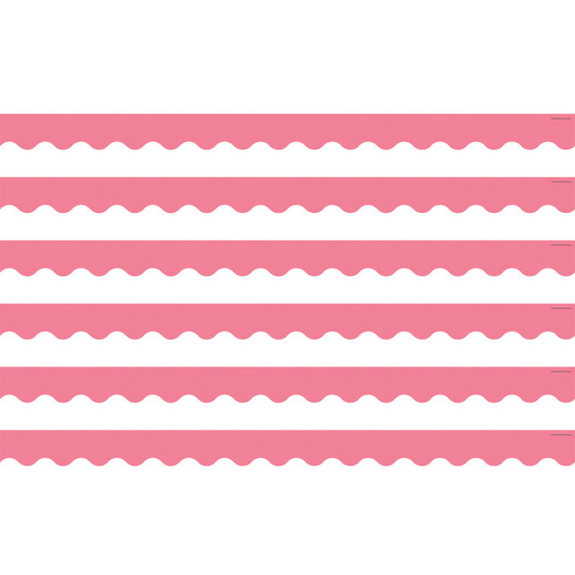 TEACHER CREATED RESOURCES Teacher Created Resources® Light Pink Scalloped Border Trim, 35 Feet Per Pack, 6 Packs