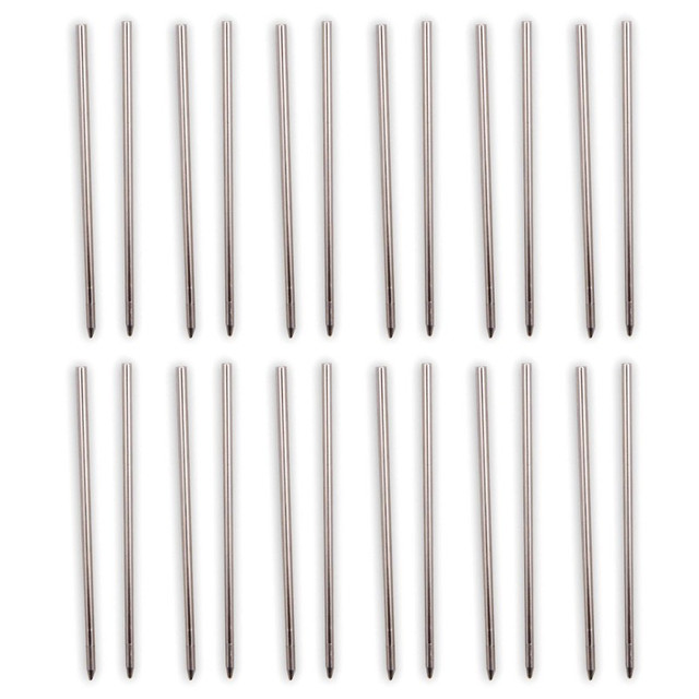 BAUMGARTENS INC PenAgain Ink Refills, Black Ink, 2 Per Pack, 12 Packs