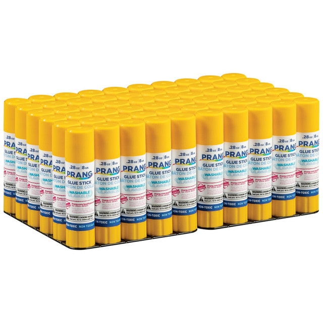 DIXON TICONDEROGA CO Prang® Clear Glue Sticks, Washable, .28oz, 60 Count