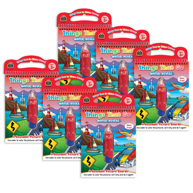 TEACHER CREATED RESOURCES Teacher Created Resources® Things That Go Water Reveal Book, 6 Sets