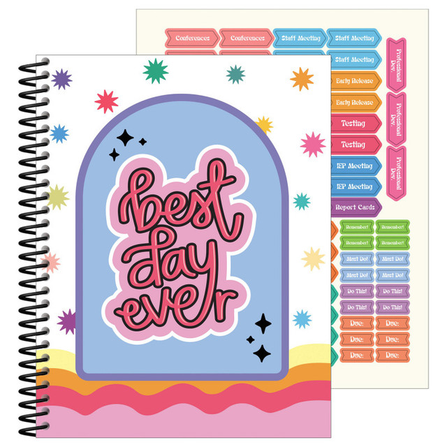 CARSON DELLOSA EDUCATION Carson Dellosa Education Retro Remix Teacher Planner