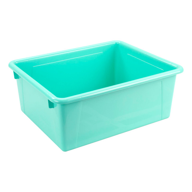STOREX INDUSTRIES Storex Deep Storage Tray, Teal