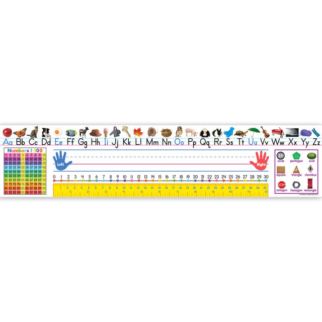 TEACHER CREATED RESOURCES Teacher Created Resources® Colorful Traditional Printing Jumbo Name Plates, 18" x 24", Pack of 36