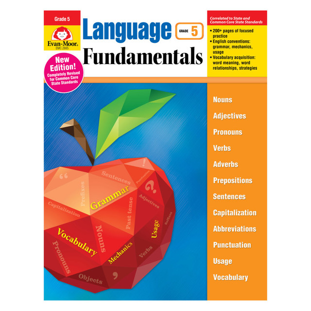 EVAN-MOOR Evan-Moor Educational Publishers Language Fundamentals, Grade 5 - Teacher Reproducibles, Print