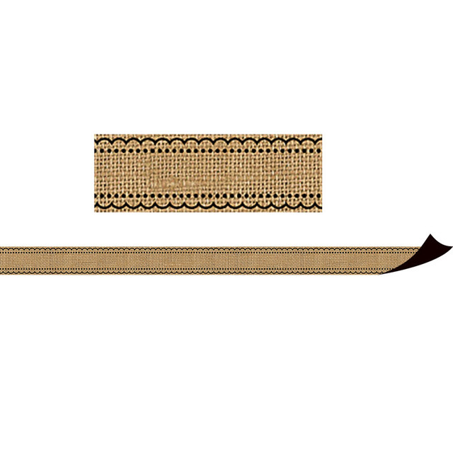 TEACHER CREATED RESOURCES Teacher Created Resources® Burlap Design Magnetic Border