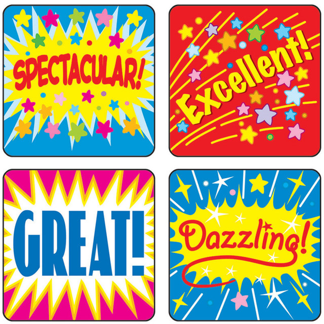 CARSON DELLOSA EDUCATION Carson Dellosa Education Positive Words Motivational Stickers, Pack of 120