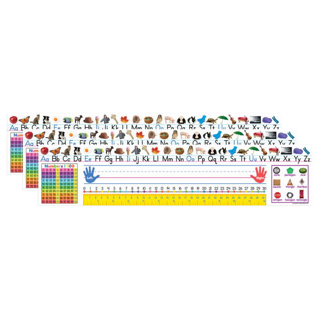 TEACHER CREATED RESOURCES Teacher Created Resources® Colorful Traditional Printing Jumbo Name Plates, 18" x 24", 36 Per Pack, 3 Packs