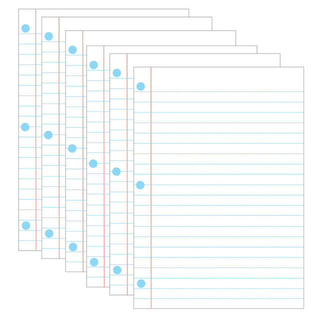 ASHLEY PRODUCTIONS Ashley Productions® Magnetic Notebook Page, 8-1/2" x 11", Pack of 6