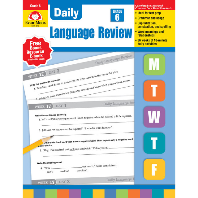 EVAN-MOOR Evan-Moor Educational Publishers Daily Language Review Teacher's Edition, Grade 6