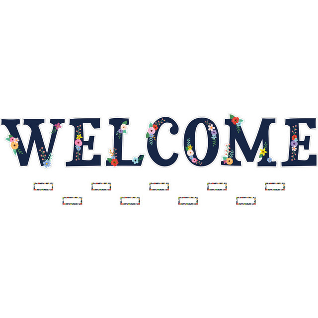 TEACHER CREATED RESOURCES Teacher Created Resources® Wildflowers Welcome Bulletin Board Set, 55 Pieces