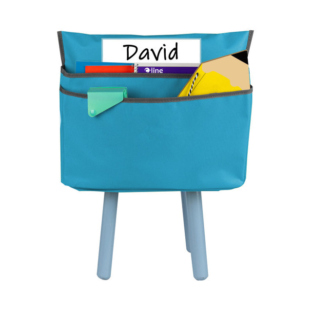 C-LINE PRODUCTS INC C-Line® Medium Chair Cubbie™, 15", Seaside Blue