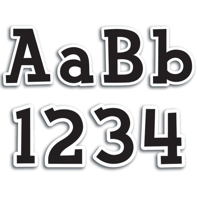 CREATIVE TEACHING PRESS Creative Teaching Press® Fancy Black 4" Designer Letters, 210 Pieces