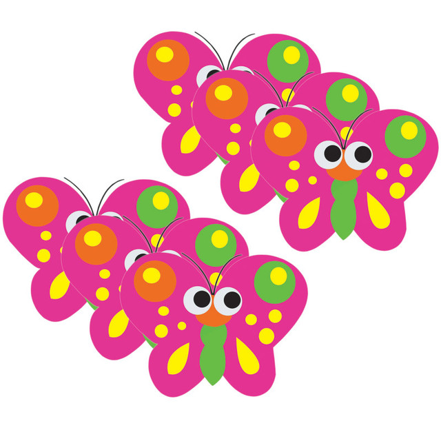 ASHLEY PRODUCTIONS Ashley Productions® Magnetic Whiteboard Eraser, Butterfly, Pack of 6