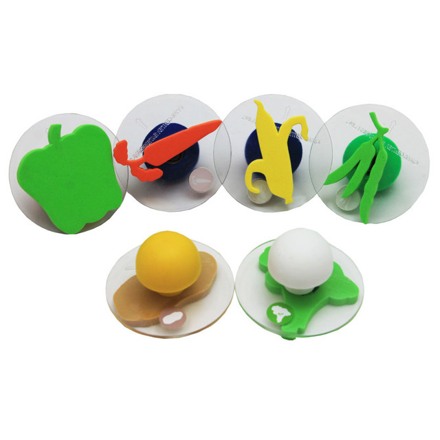 LEARNING ADVANTAGE READY 2 LEARN™ Giant Stampers - Vegetables - Set of 6