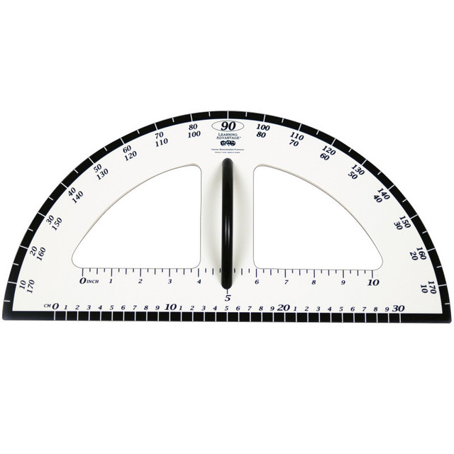 LEARNING ADVANTAGE Learning Advantage® Dry Erase Magnetic Protractor