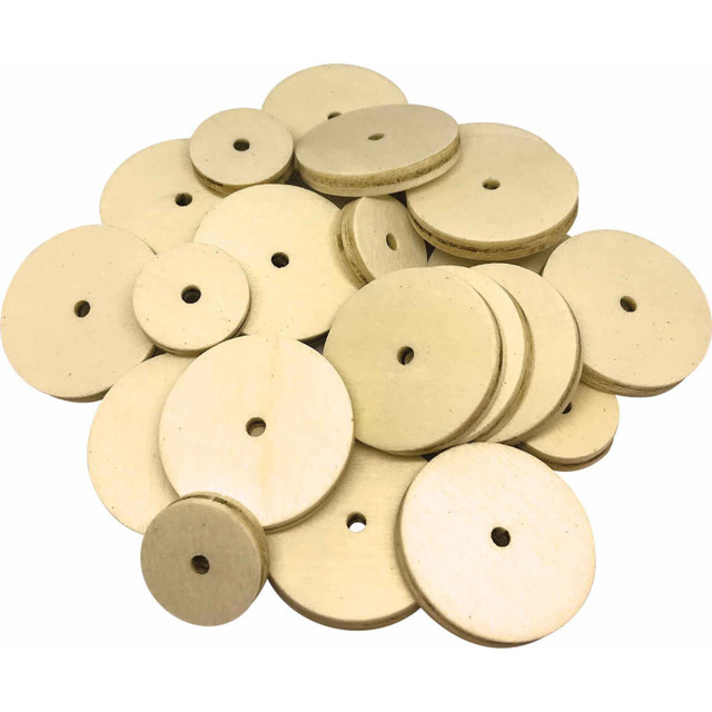 TEACHER CREATED RESOURCES Teacher Created Resources® STEM Basics, Wooden Wheels, Pack of 60