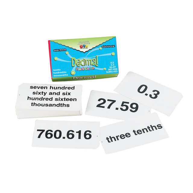 LEARNING ADVANTAGE Learning Advantage® Decimal Flash Cards