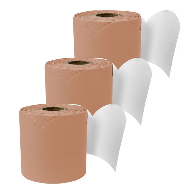 CARSON DELLOSA EDUCATION Carson Dellosa Education Rolled Scalloped Bulletin Board Border, Cinnamon Spice, 65 Feet, Pack of 3