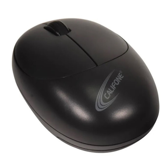 CALIFONE INTERNATIONAL Califone 2.4 GHz Wireless Mouse, Black CALIFONE INTERNATIONAL Califone 2.4 GHz Wireless Mouse, Black