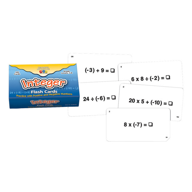 LEARNING ADVANTAGE Learning Advantage® Integer Flash Cards