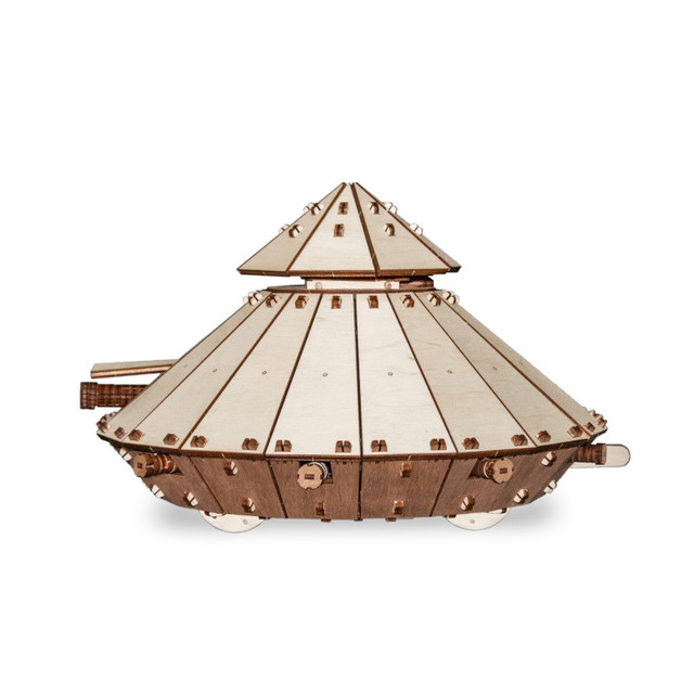 ARTVENTURE LLC EWA Eco-Wood-Art Da Vinci Tank 3D Wooden STEM Construction Kit ARTVENTURE LLC EWA Eco-Wood-Art Da Vinci Tank 3D Wooden STEM Construction Kit