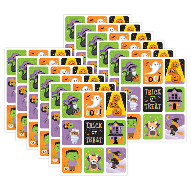 TEACHER CREATED RESOURCES Teacher Created Resources® Large Halloween Stickers, 54 Per Pack, 12 Packs