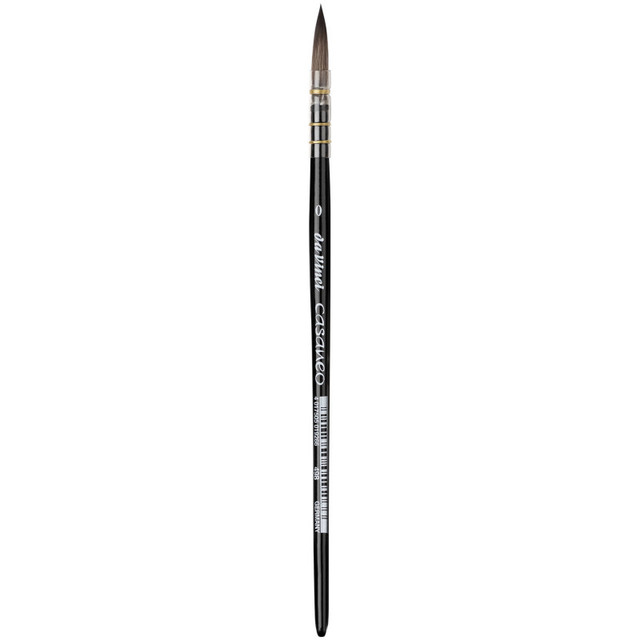 GREGORY DANIELS FINE ARTS INC da Vinci CASANEO Quill Wash, Extra Soft Synthetic, Watercolor, Series 498, Size 0