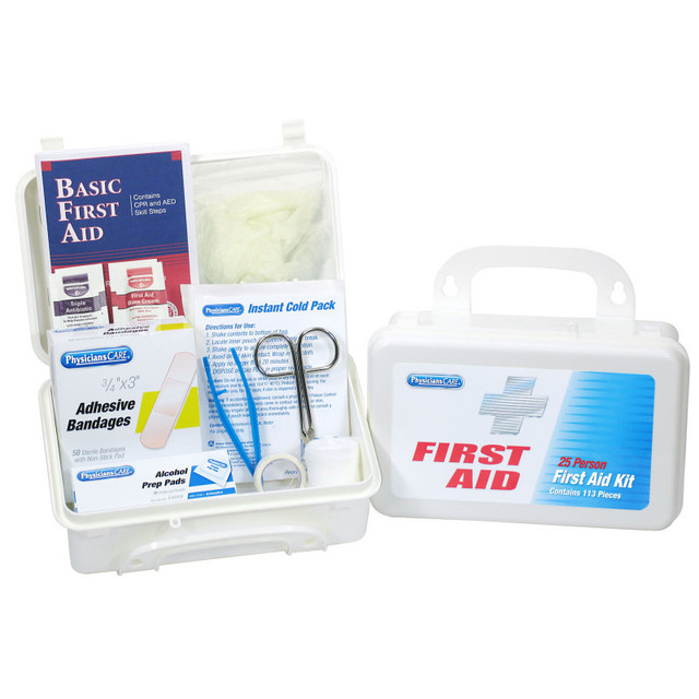 ACME UNITED CORPORATION First Aid Only® 25 Person First Aid Kit, 112 Pieces