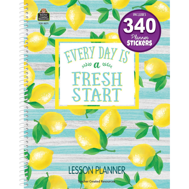 TEACHER CREATED RESOURCES Teacher Created Resources® Lemon Zest Lesson Planner