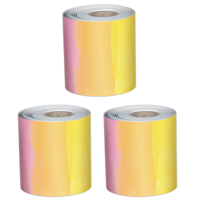 CARSON DELLOSA EDUCATION Carson Dellosa Education Happily Ever Elementary Creatively Inspired Watercolor Rolled Straight Bulletin Board Borders, 65 Feet Per Roll, Pack of 3 CARSON DELLOSA EDUCATION Carson Dellosa Education Happily Ever Elementary Creatively Inspired Watercolor Rolled Straight Bulletin Board Borders, 65 Feet Per Roll, Pack of 3