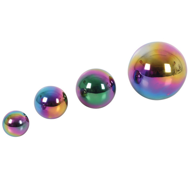 LEARNING ADVANTAGE TickiT® Sensory Reflective Balls - Color Burst - Set of 4
