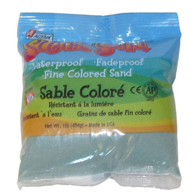 ACTIVA PRODUCTS ACTÍVA Scenic Sand™ Craft Colored Sand, Moon Shadow, 1 lb (454 g) Bag