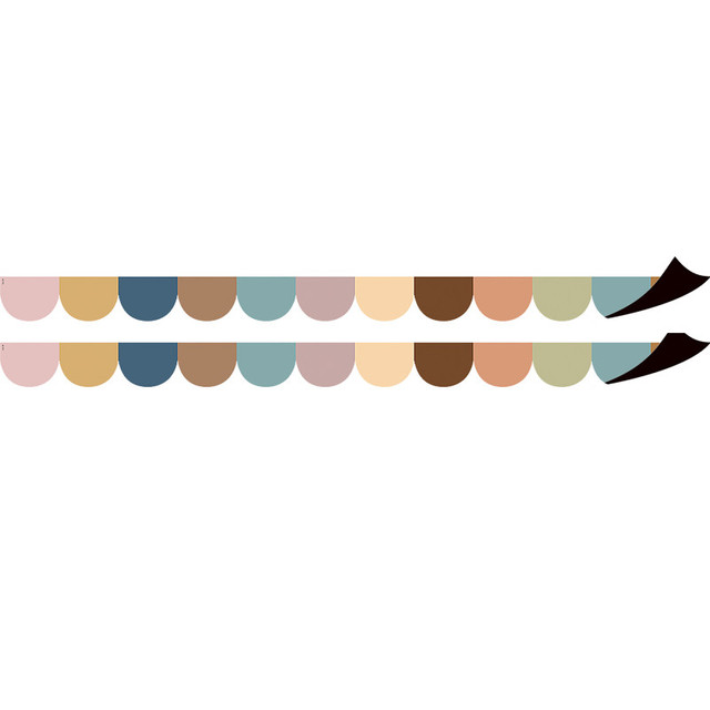 TEACHER CREATED RESOURCES Teacher Created Resources® Everyone is Welcome Scalloped Magnetic Border, 24 Feet Per Pack, 2 Packs
