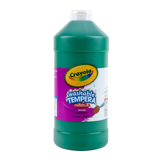 CRAYOLA LLC Crayola® Artista II Washable Tempera Paint, 32 oz, Green