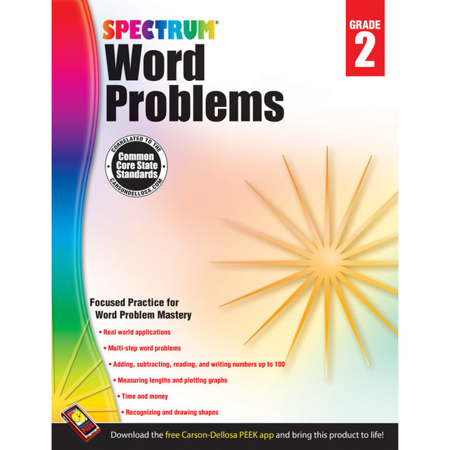 CARSON DELLOSA EDUCATION Spectrum® Word Problems, Grade 2