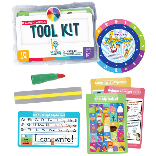 CARSON DELLOSA EDUCATION Carson Dellosa Education Be Clever Wherever Reading & Writing Tool Kit Manipulative, Grade K-2