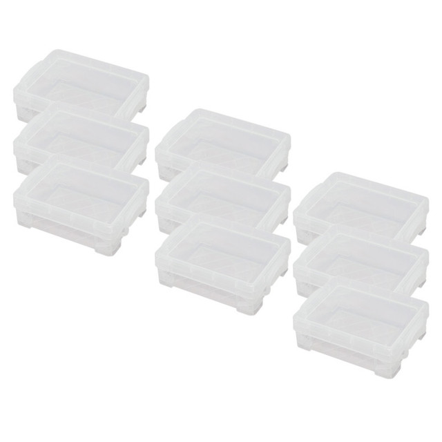 ADVANTUS Super Stacker® Crayon Box, Pack of 9